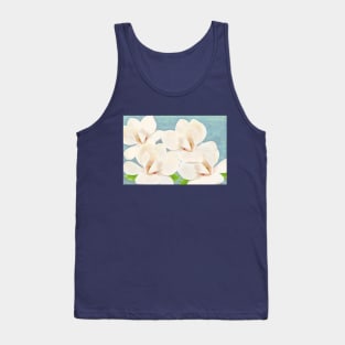 Magnolia Grandiflora Flowers Tank Top